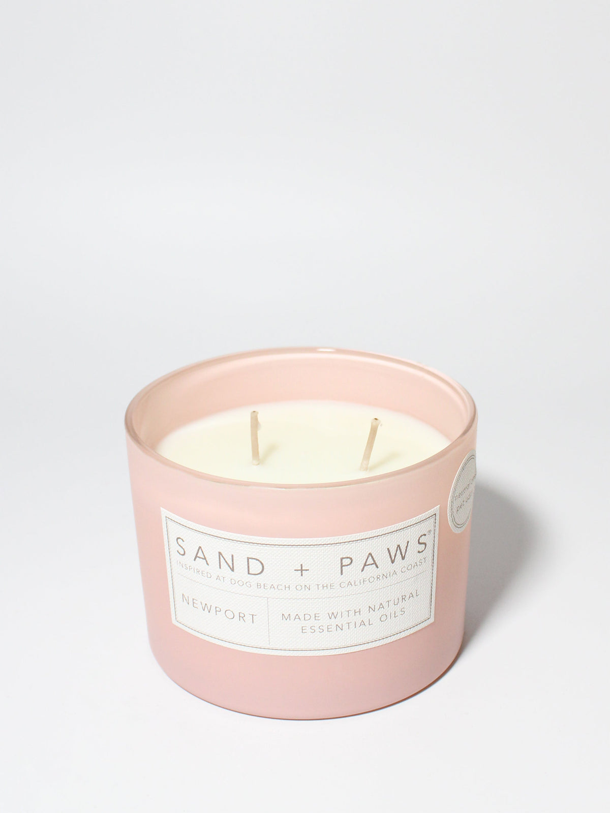 Cozy Sand + Paws Newport 12 oz scented candle