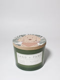 Cozy Sand + Paws Clean Waves 12 oz scented candle