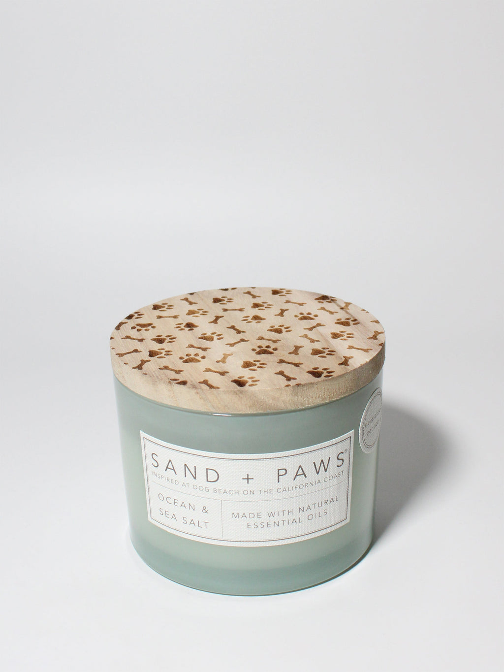 Scented Sand + Paws Ocean & Sea Salt 12 oz scented candle