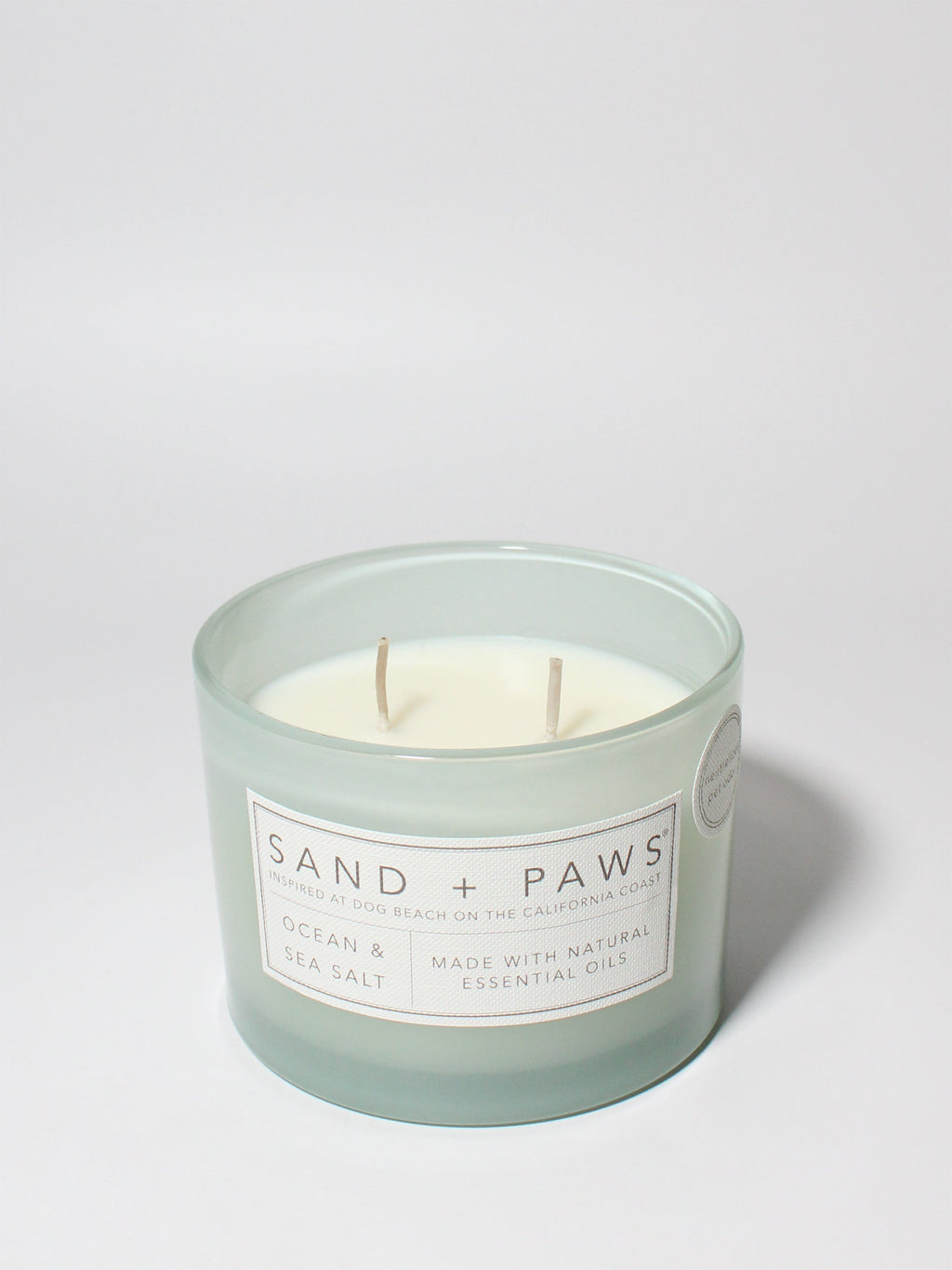 Scented Sand + Paws Ocean & Sea Salt 12 oz scented candle