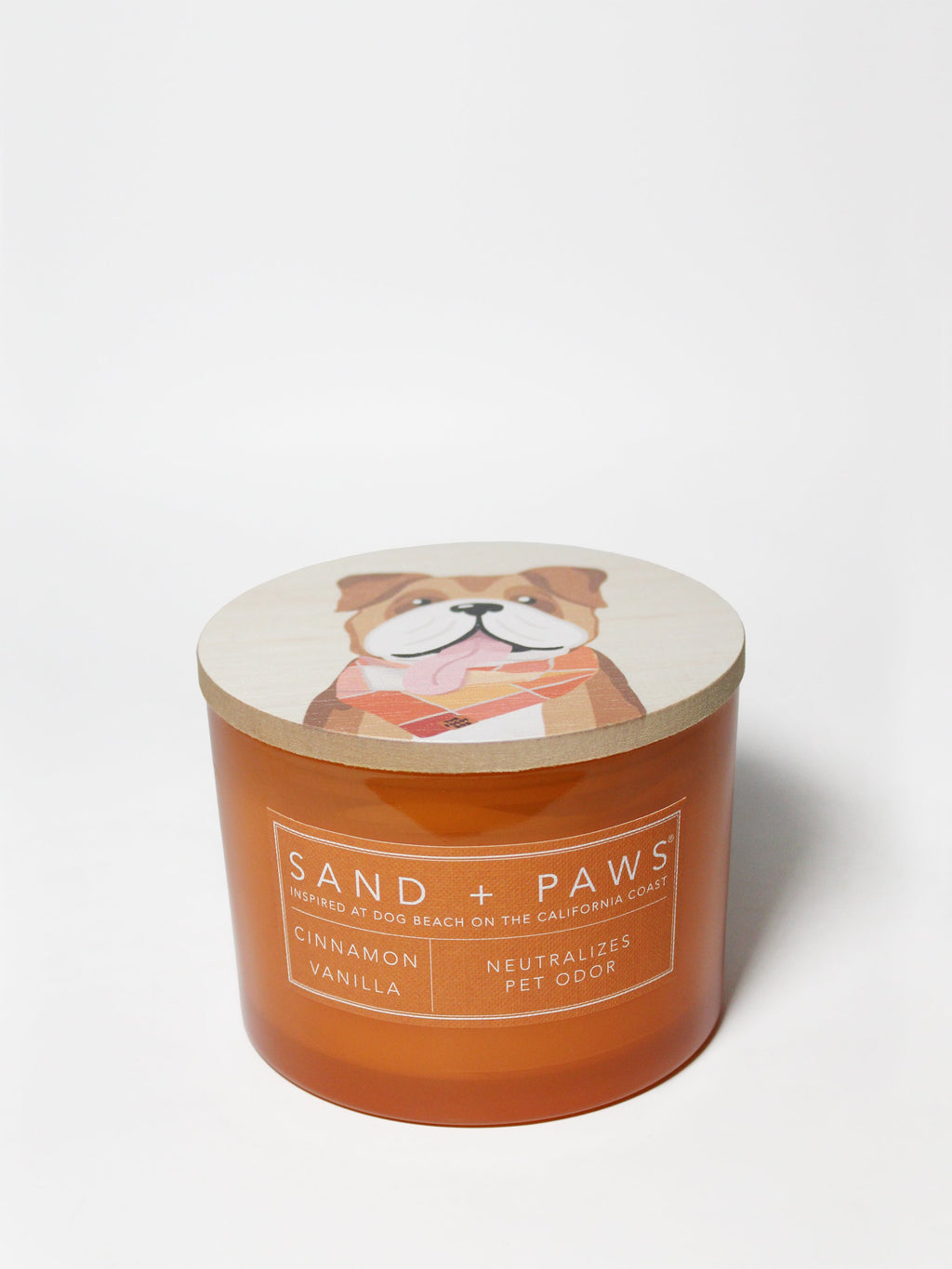 Scented Sand + Paws Cinnamon Vanilla 12 oz scented candle