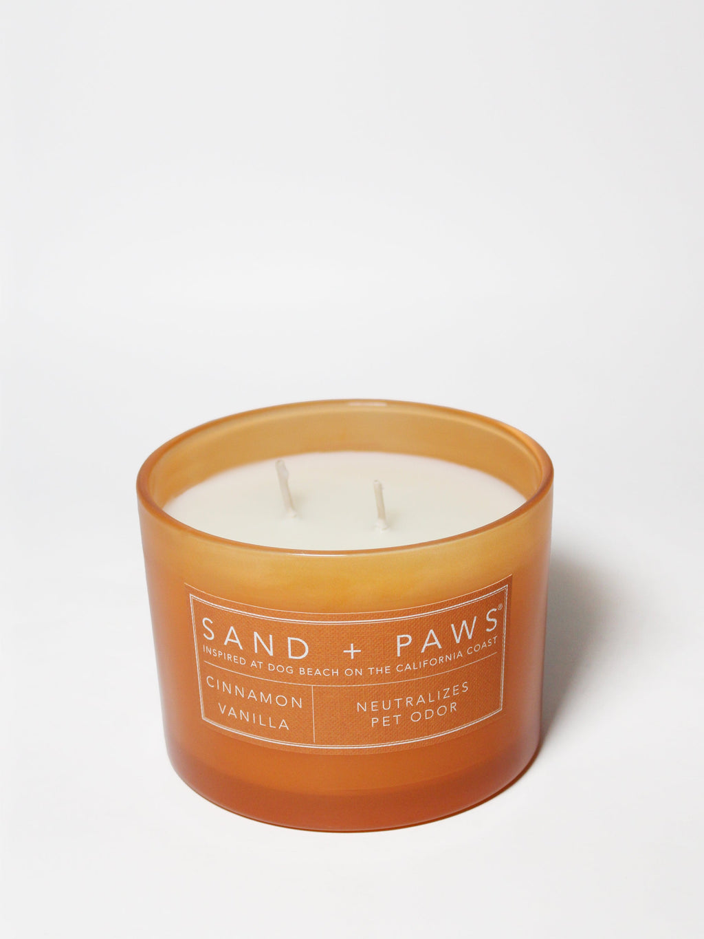 Scented Sand + Paws Cinnamon Vanilla 12 oz scented candle
