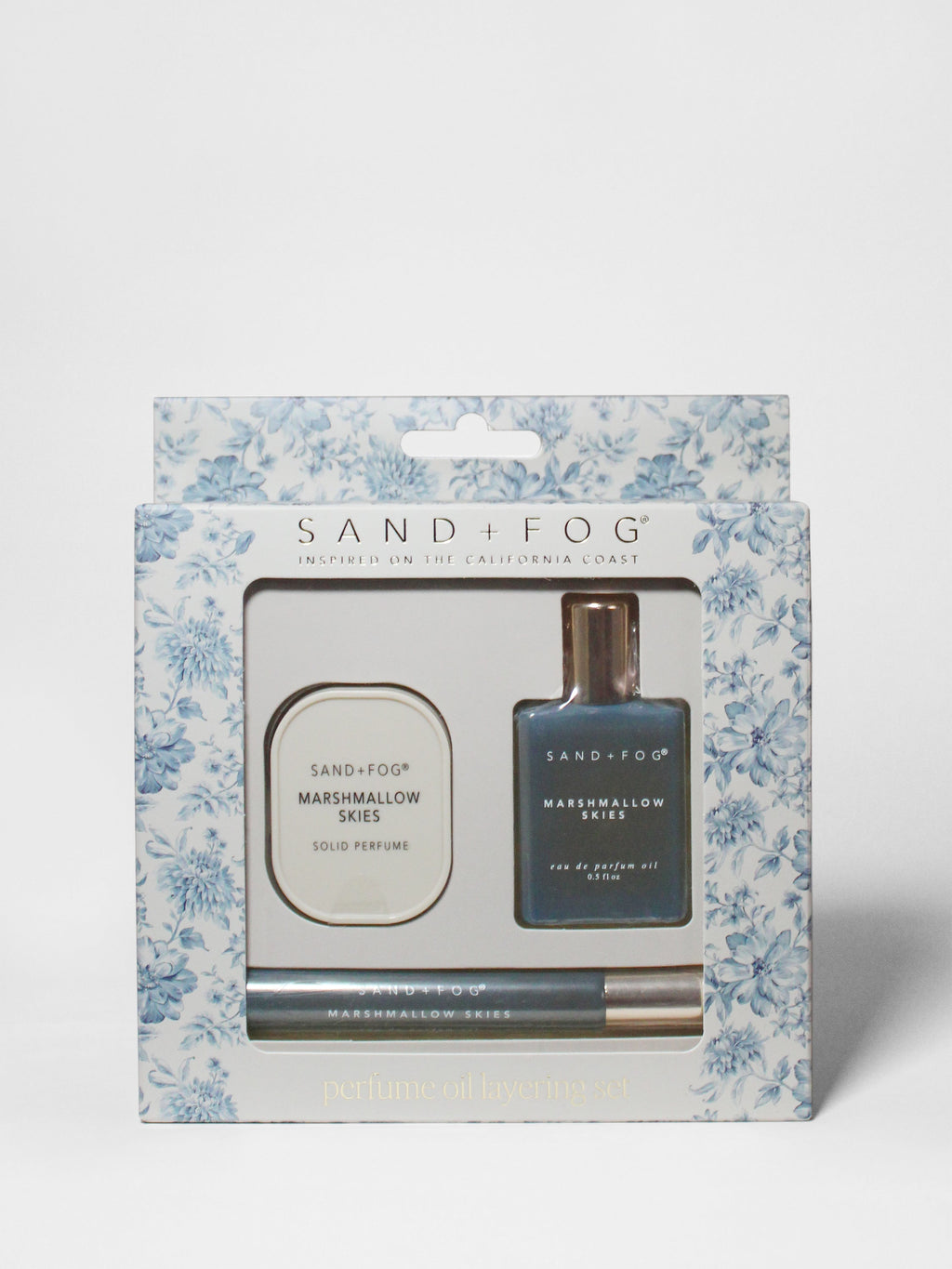 Portable Perfume Oil Rollerballs and Solid Perfume Set - Marshmallow Skies