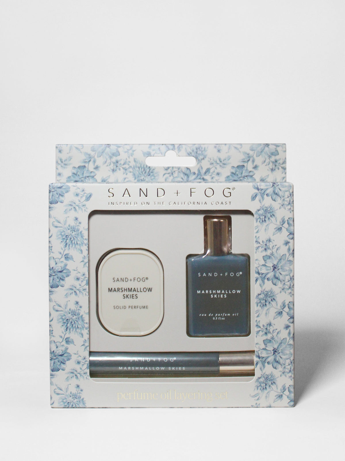 Portable Perfume Oil Rollerballs and Solid Perfume Set - Marshmallow Skies