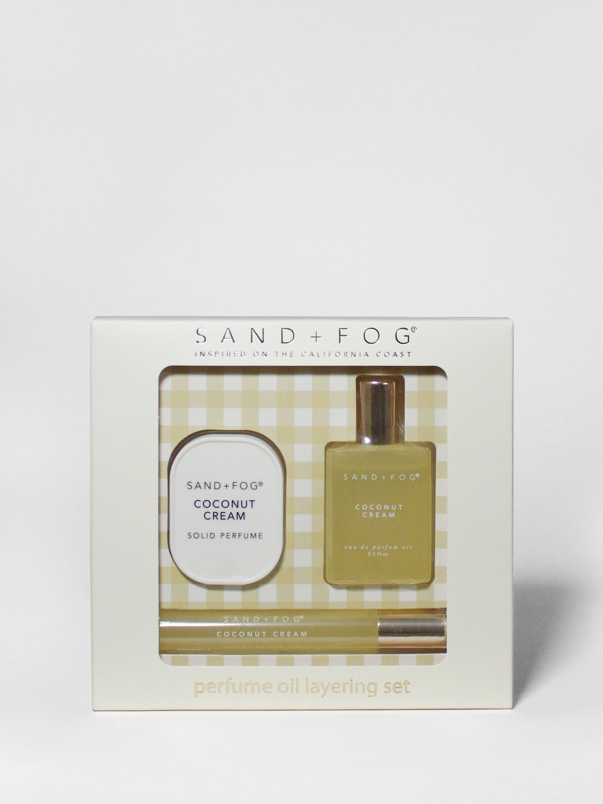 Portable Perfume Oil Rollerballs and Solid Perfume Set - Coconut Cream