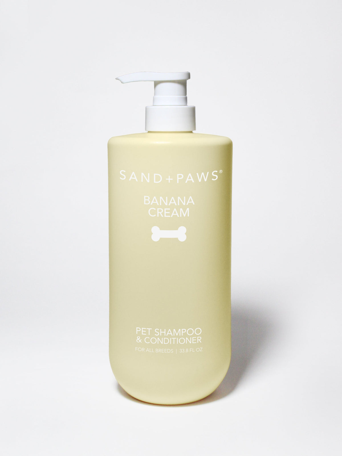 Convenient Sand + Paws Pet Shampoo & Conditioner - Banana Cream