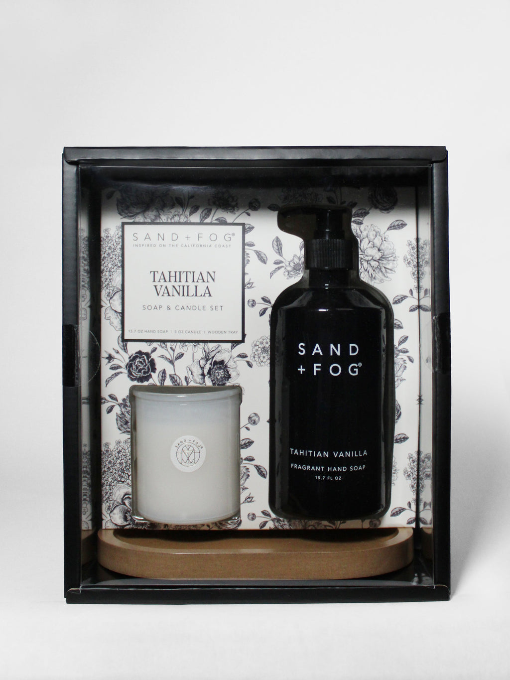 Scented Tahitian Vanilla Hand Soap & Candle Set