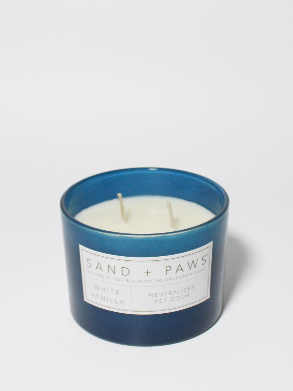 Scented Sand + Paws White Vanilla 12 oz scented candle