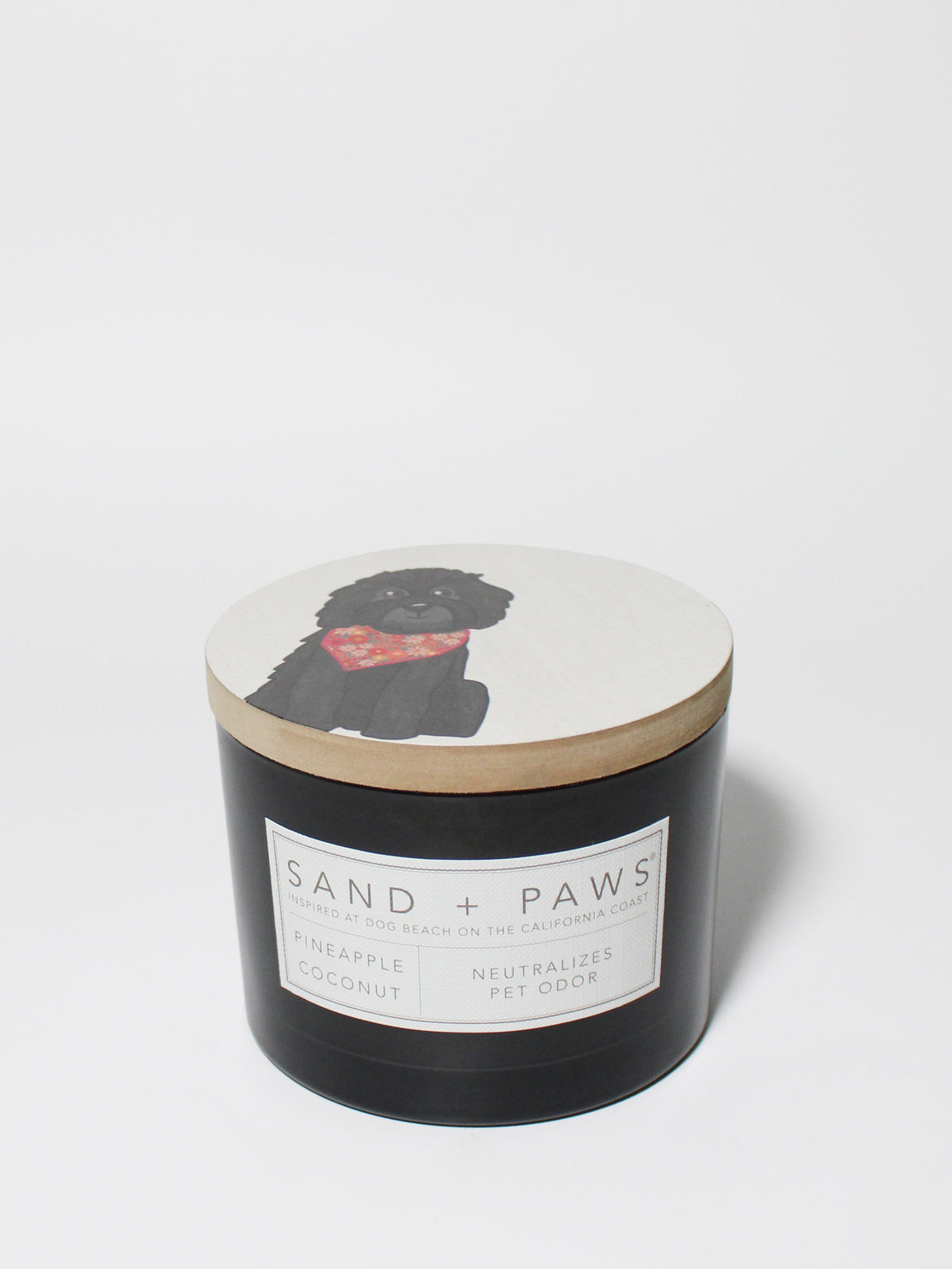 Cozy Sand + Paws Pineapple Coconut 12 oz scented candle