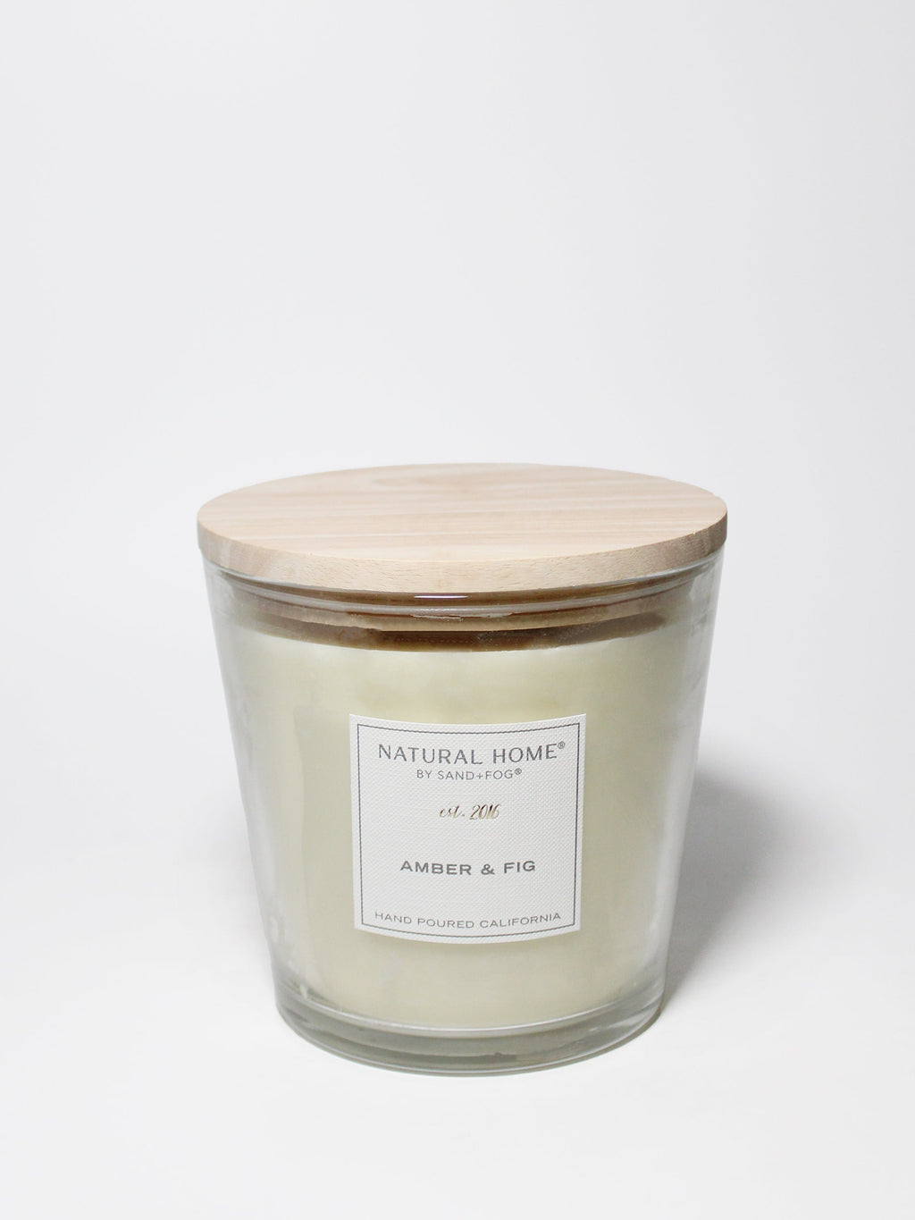 Scented Amber & Fig Natural Home 31 oz scented candle