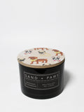 Scented Sand + Paws Mahogany & Teakwood 12 oz scented candle