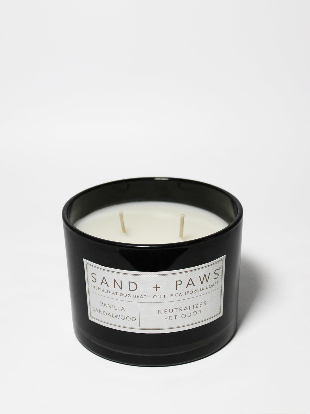 Scented Sand + Paws Vanilla Sandalwood 12 oz scented candle