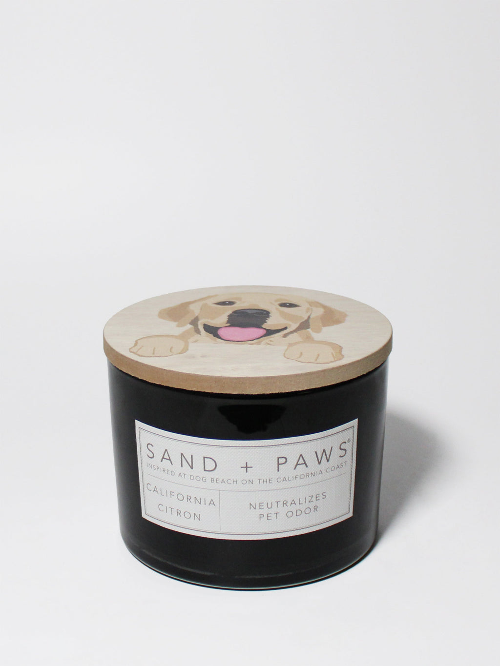 Scented Sand + Paws California Citron 12 oz scented candle