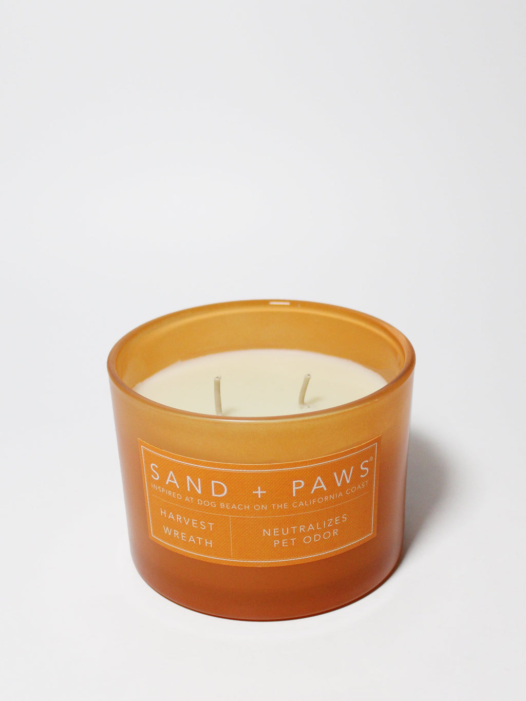 Scented Sand + Paws Harvest Wreath 12 oz scented candle