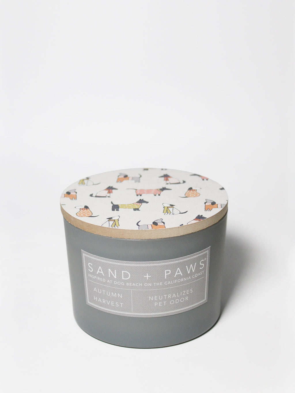 Scented Sand + Paws Autumn Harvest 12 oz scented candle