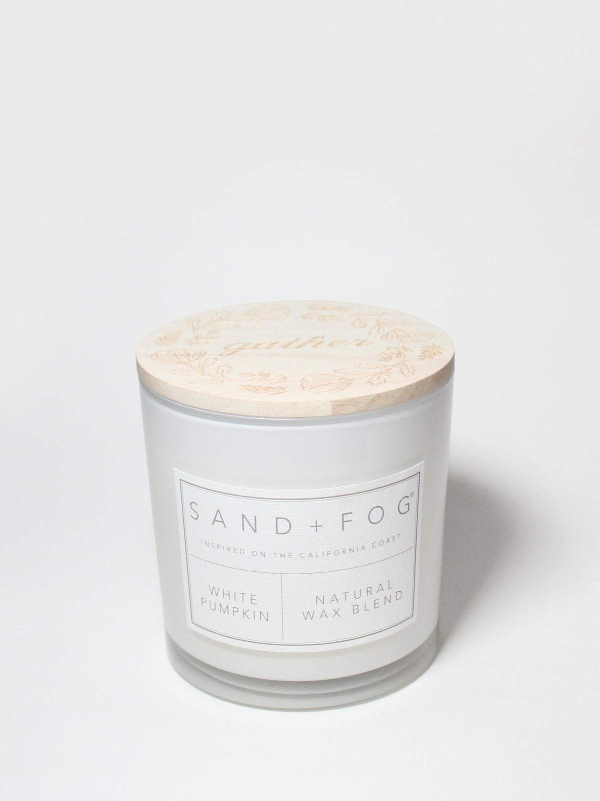 Cozy White Pumpkin 21 oz scented candle