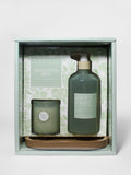 Scented Eucalyptus Mint Hand Soap & Candle Set
