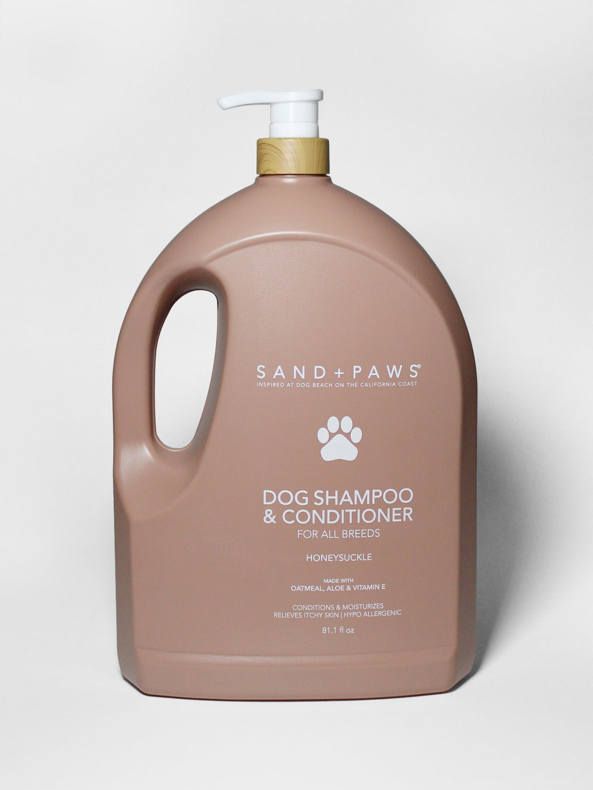 Convenient Sand + Paws Pet Shampoo & Conditioner - Honeysuckle