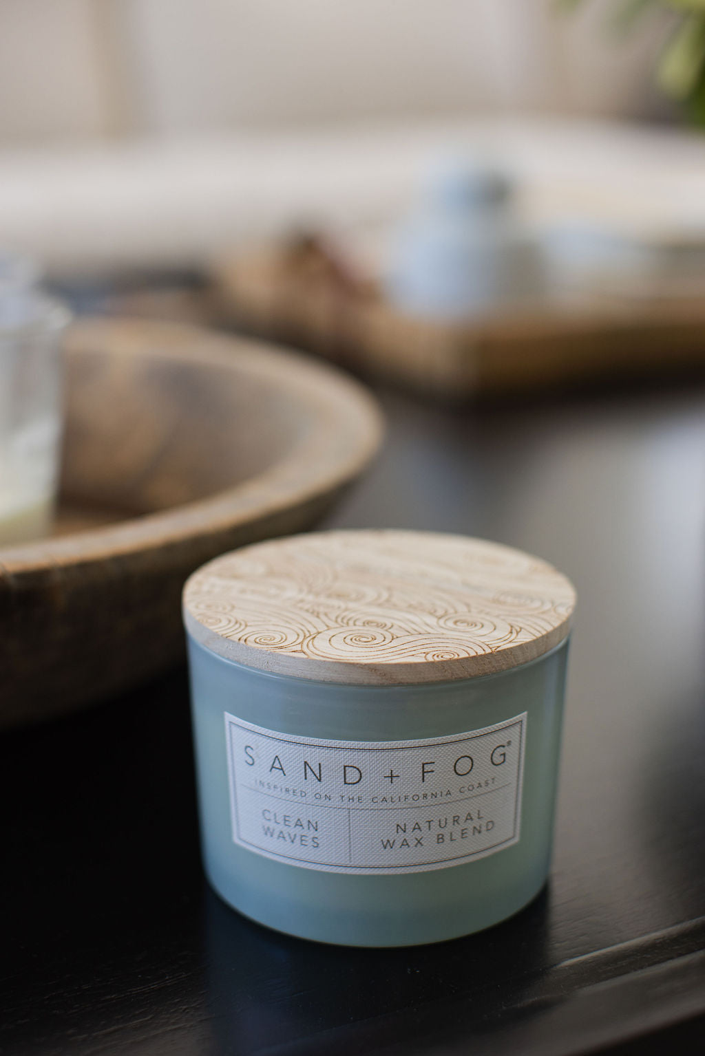 Scented Clean Waves 12 oz scented candle