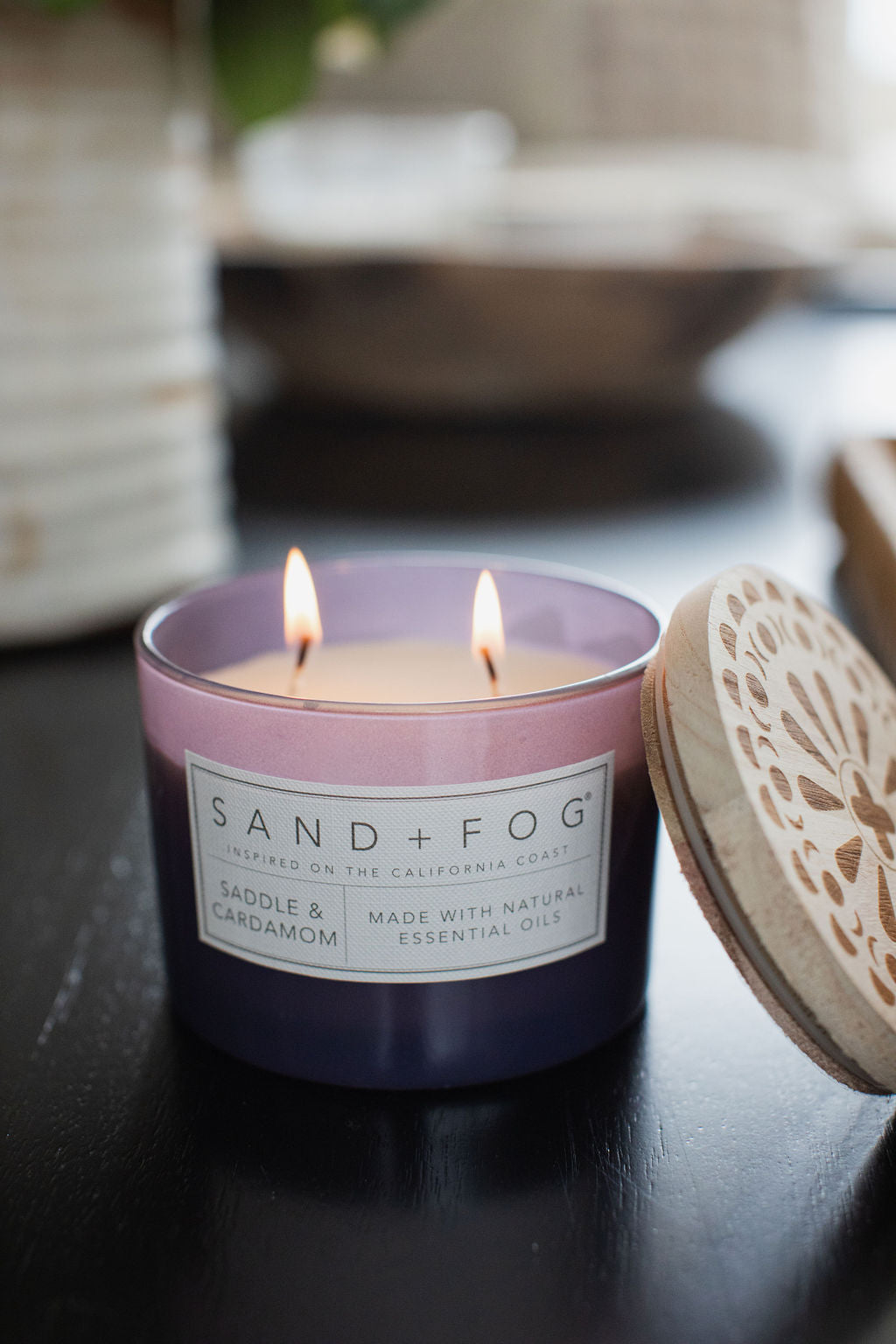 Scented Saddle & Cardamom 12 oz scented candle