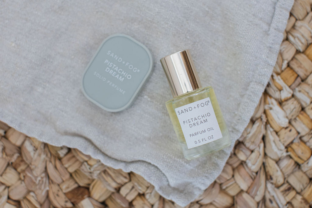 Portable Perfume Oil Rollerball and Solid Perfume Set - Pistachio Dream