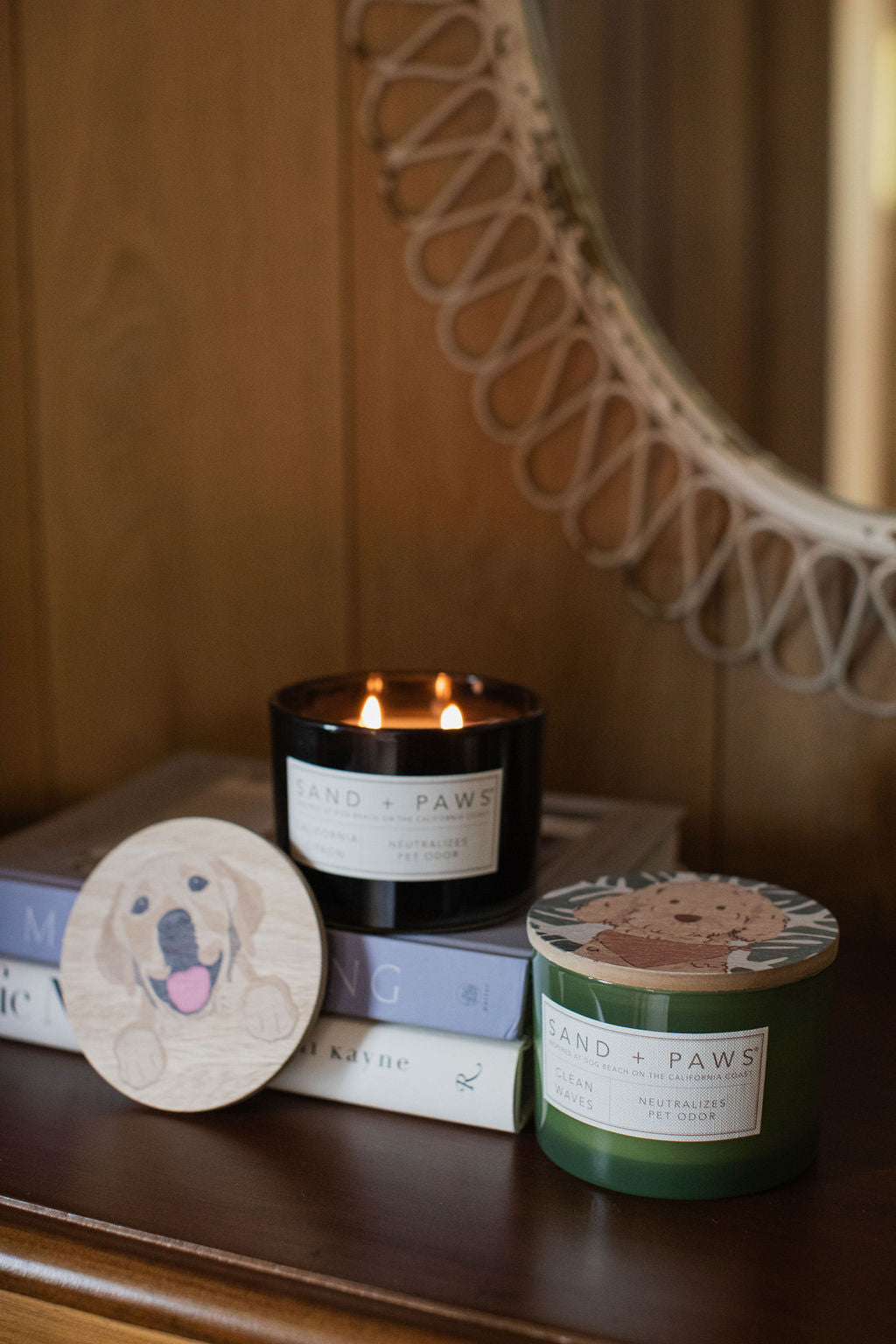 Scented Sand + Paws California Citron 12 oz scented candle