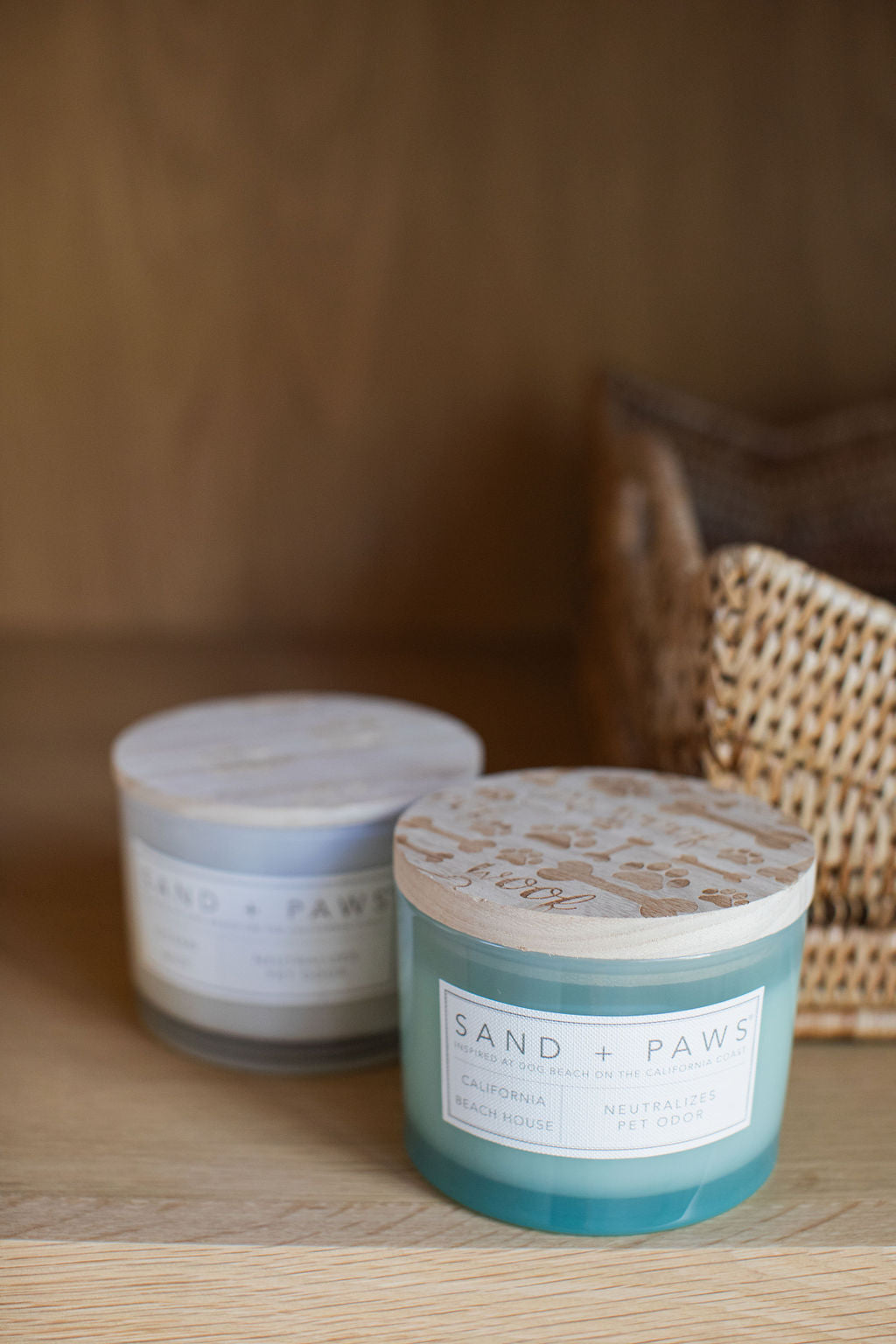 Cozy Sand + Paws California Beach House 12 oz scented candle