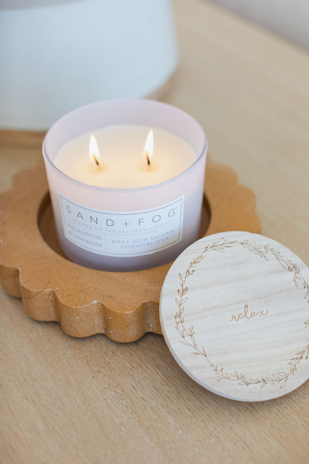 Cozy Eucalyptus & Lavender 12 oz scented candle