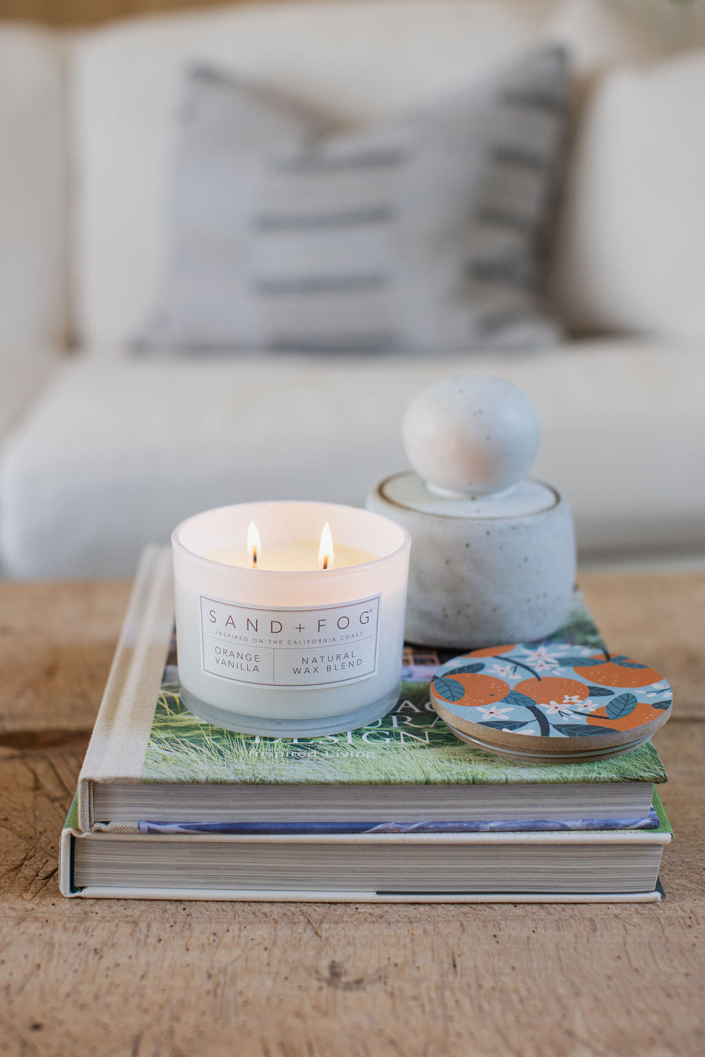 Scented Orange Vanilla 12 oz scented candle