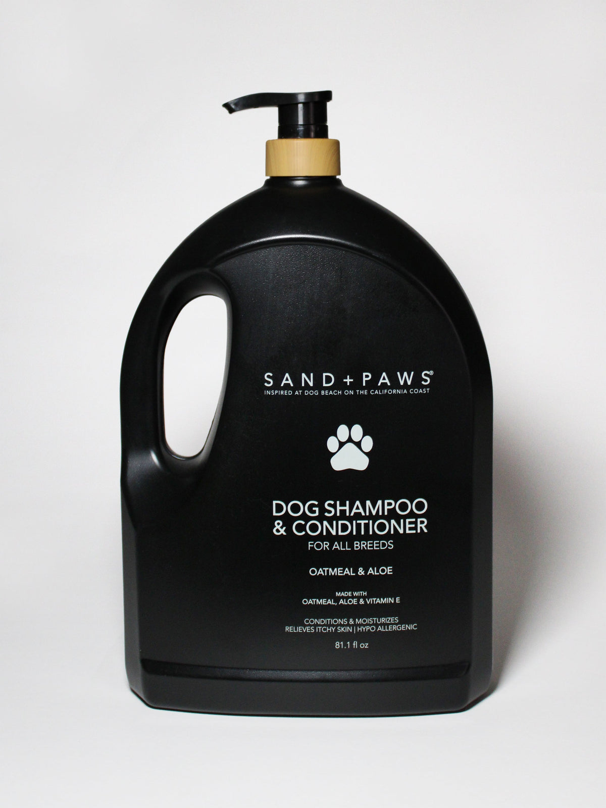 Convenient Sand + Paws Pet Shampoo & Conditioner - Oatmeal & Aloe