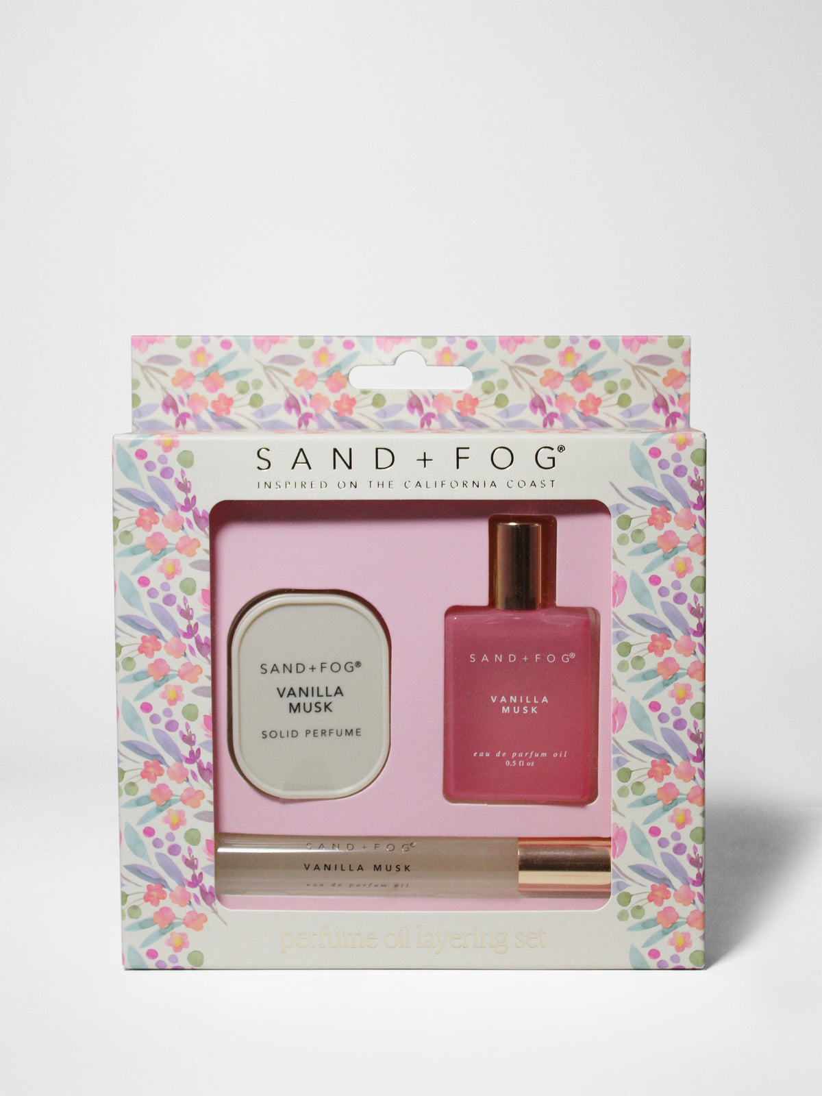 Portable Perfume Oil Rollerballs and Solid Perfume Set - Vanilla Musk