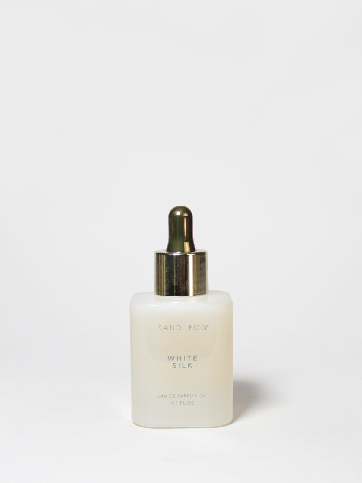 Elegant White Silk 50ml Perfume Oil Dropper