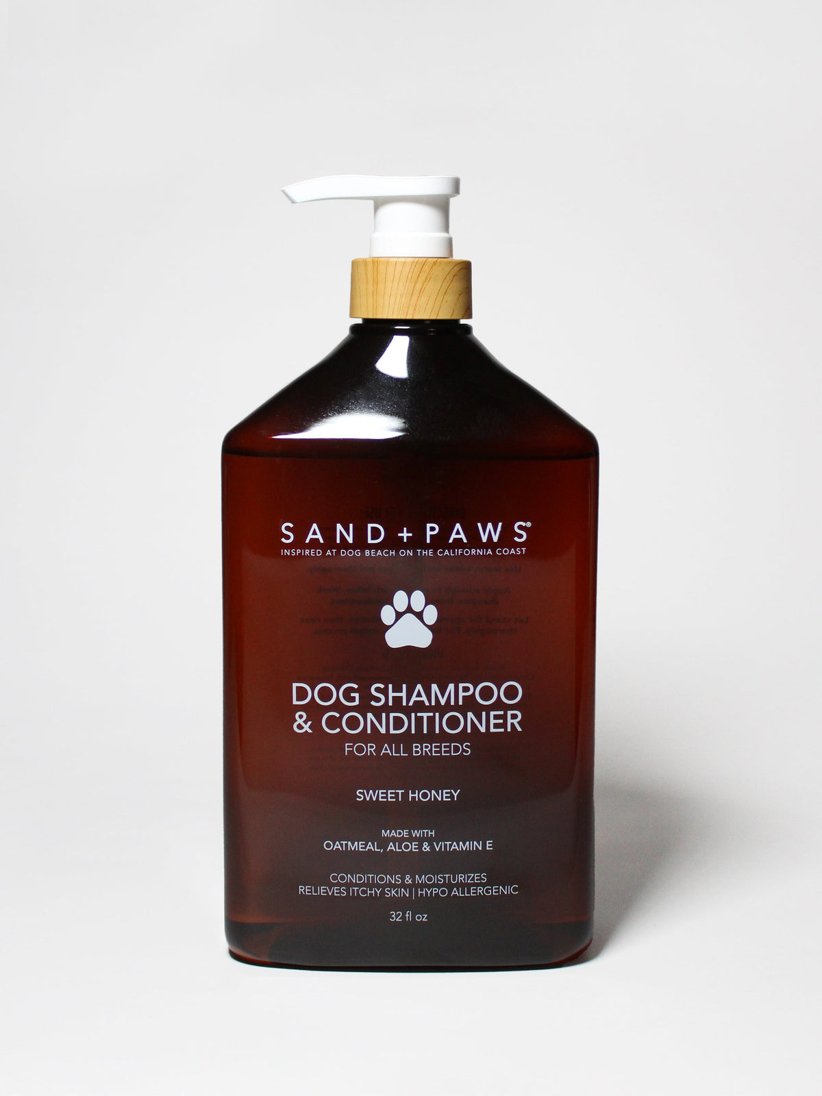 Convenient Sand + Paws Pet Shampoo & Conditioner - Sweet Honey