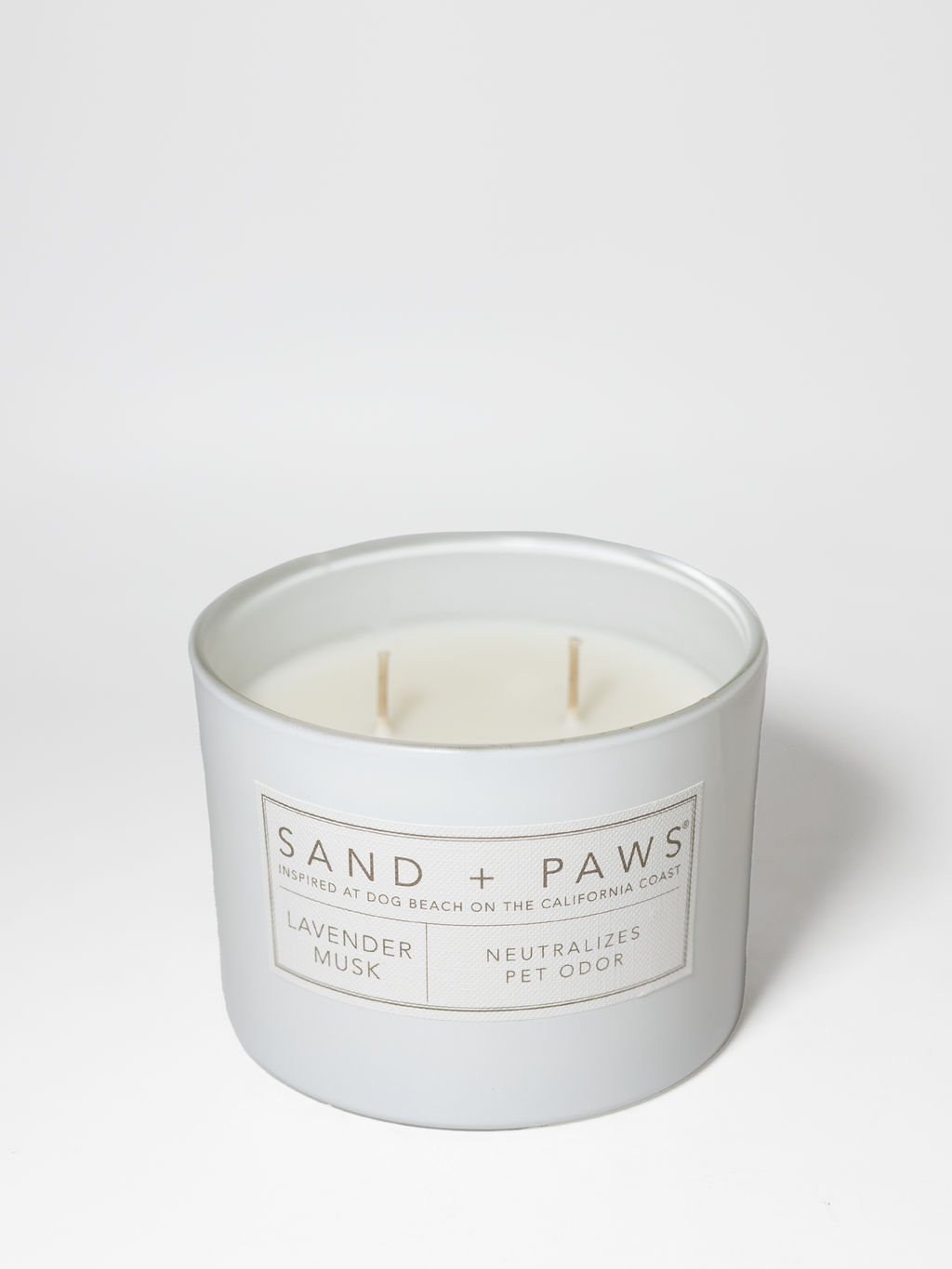 Cozy Sand + Paws Lavender Musk 12 oz scented candle