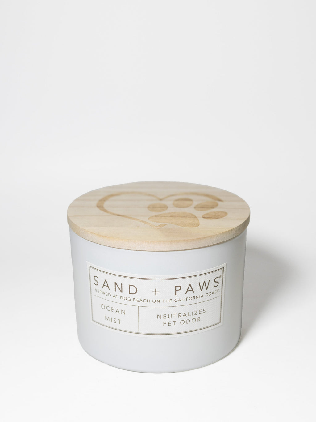 Scented Sand + Paws Ocean Mist 12 oz scented candle