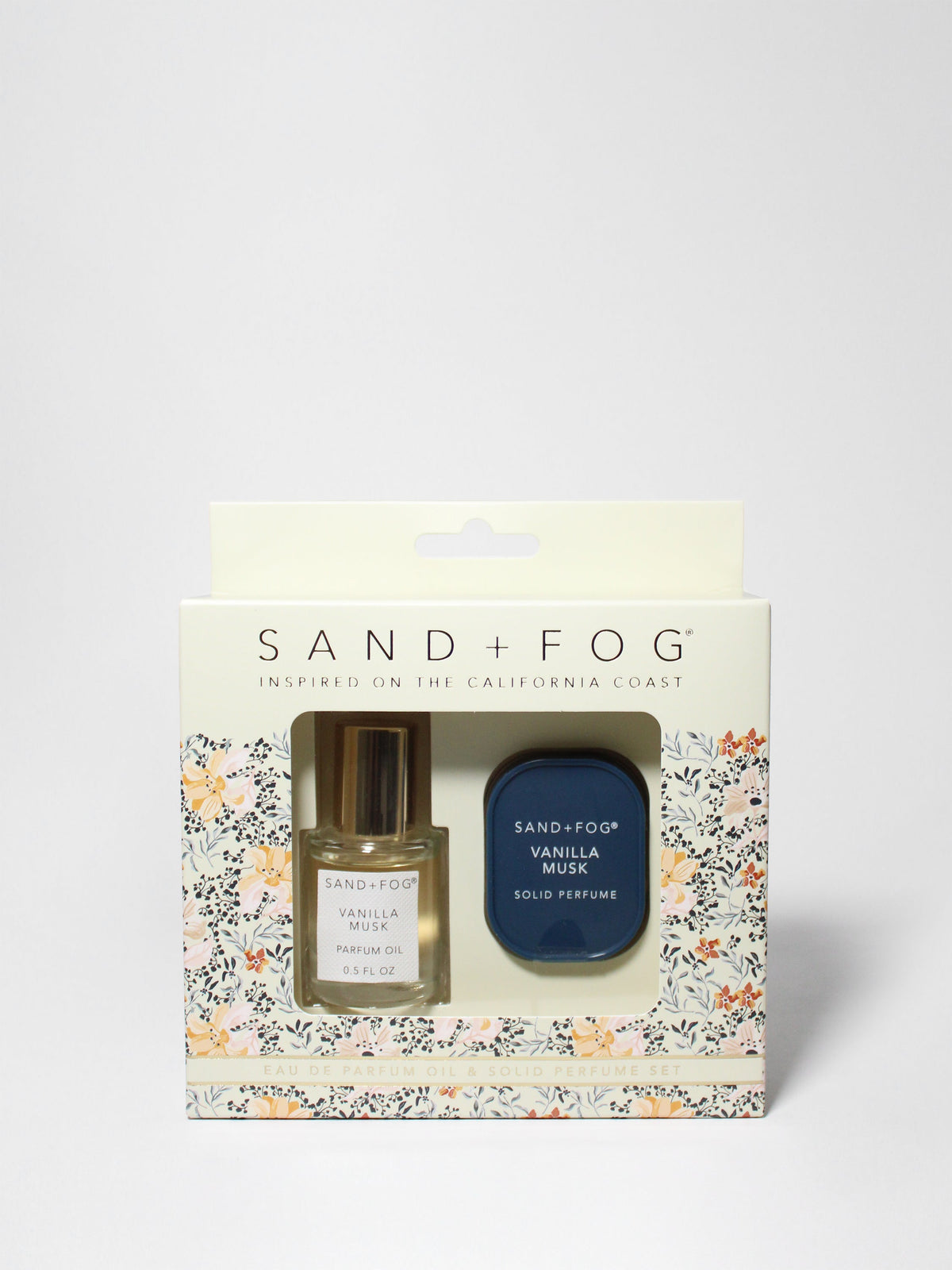 Portable Perfume Oil Rollerball and Solid Perfume Set - Vanilla Musk