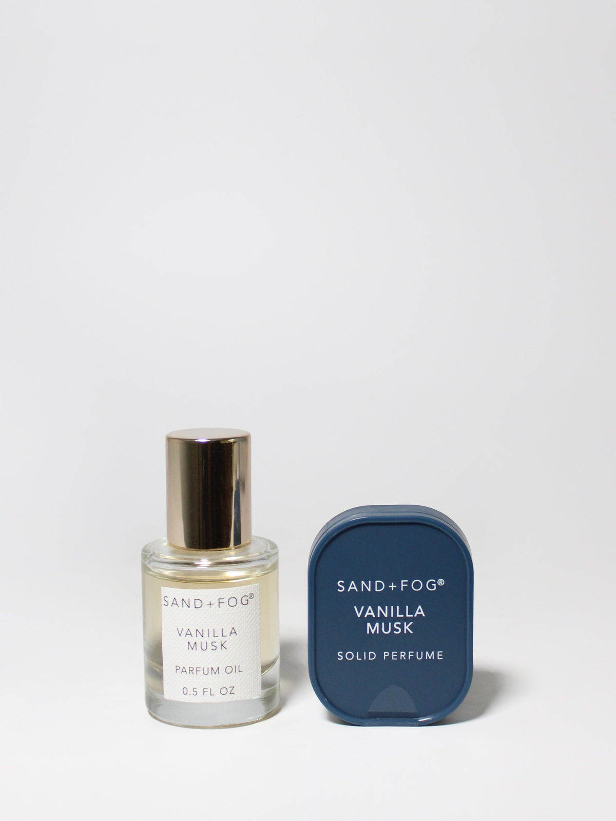 Portable Perfume Oil Rollerball and Solid Perfume Set - Vanilla Musk