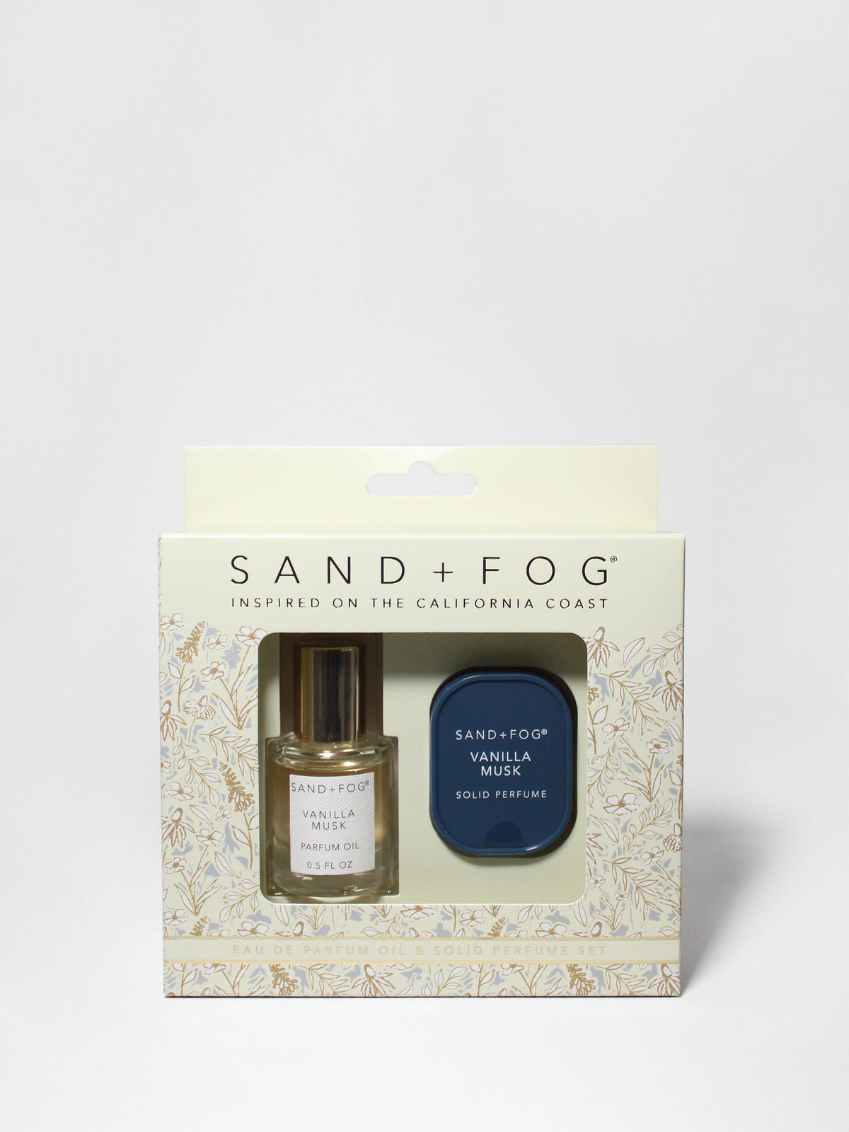 Portable Perfume Oil Rollerball and Solid Perfume Set - Vanilla Musk