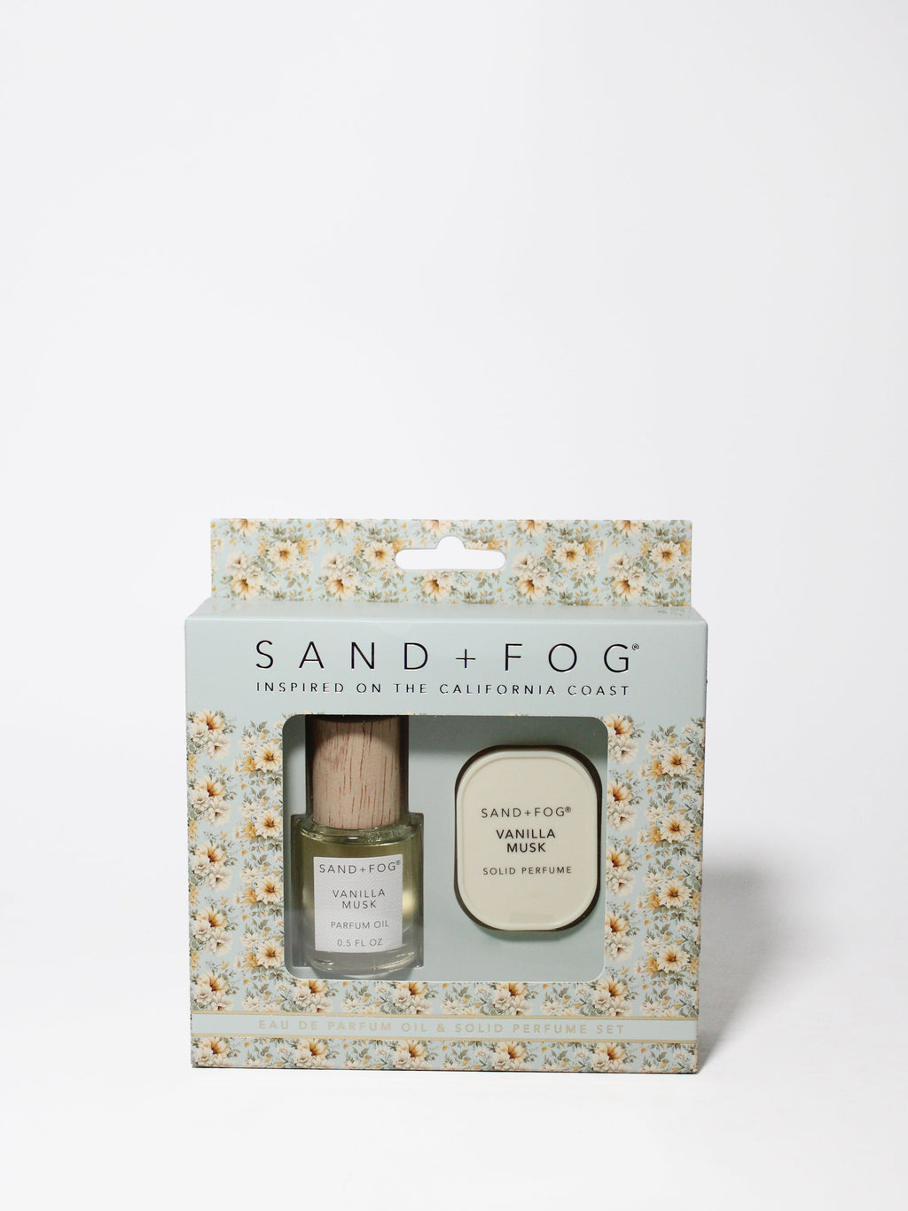 Portable Perfume Oil Rollerball and Solid Perfume Set - Vanilla Musk