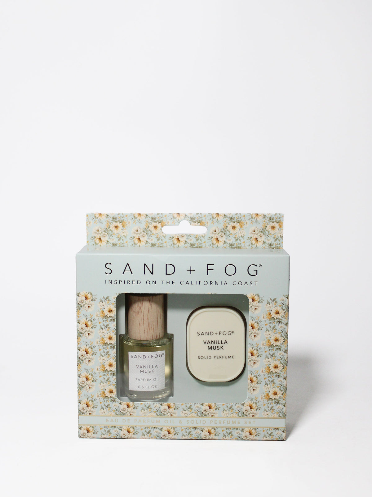 Portable Perfume Oil Rollerball and Solid Perfume Set - Vanilla Musk
