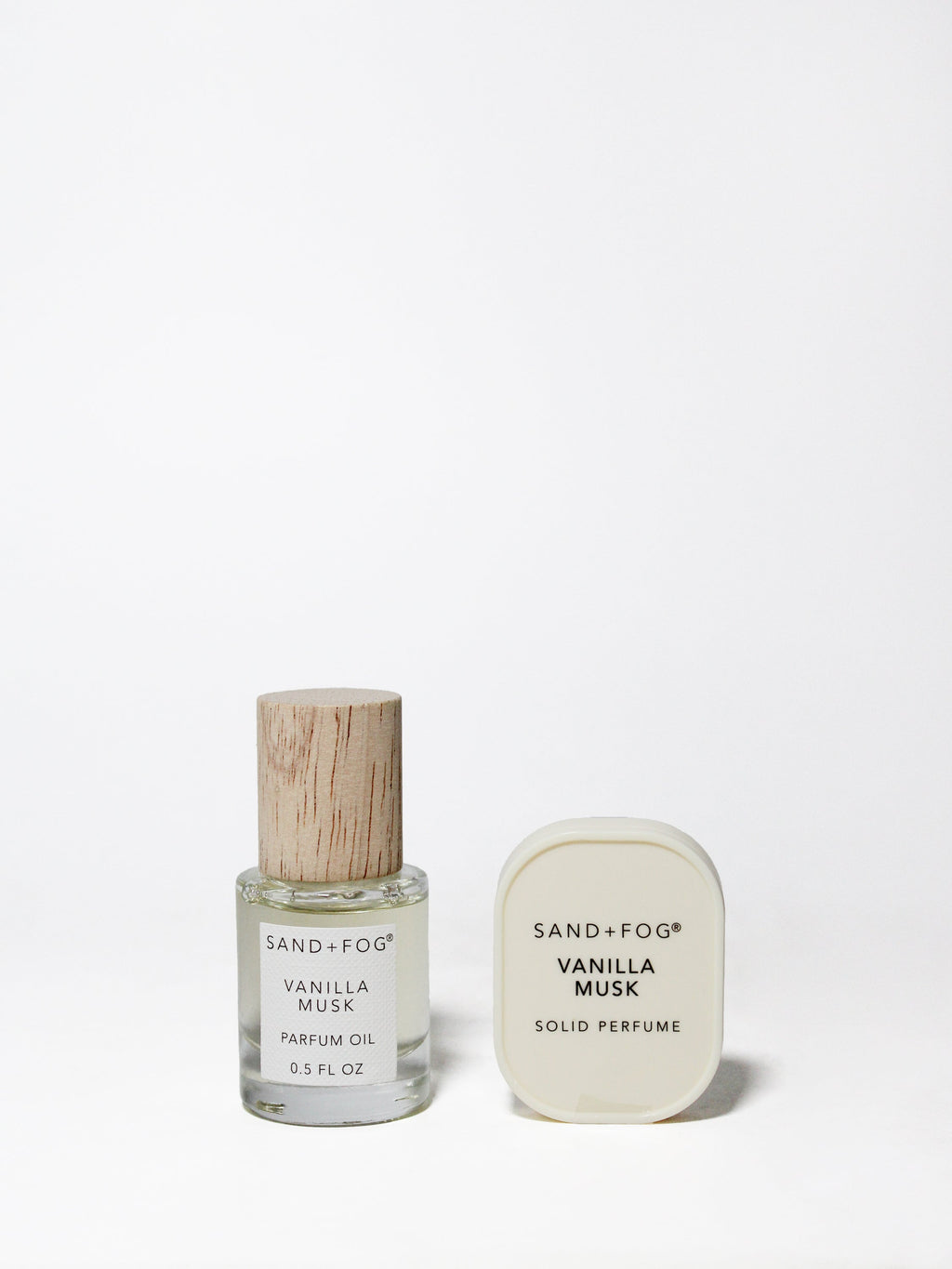 Portable Perfume Oil Rollerball and Solid Perfume Set - Vanilla Musk