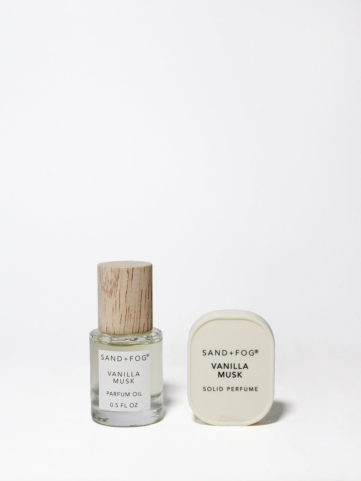 Portable Perfume Oil Rollerball and Solid Perfume Set - Vanilla Musk