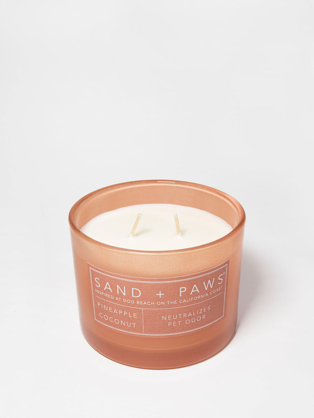 Cozy Sand + Paws Pineapple Coconut 12 oz scented candle