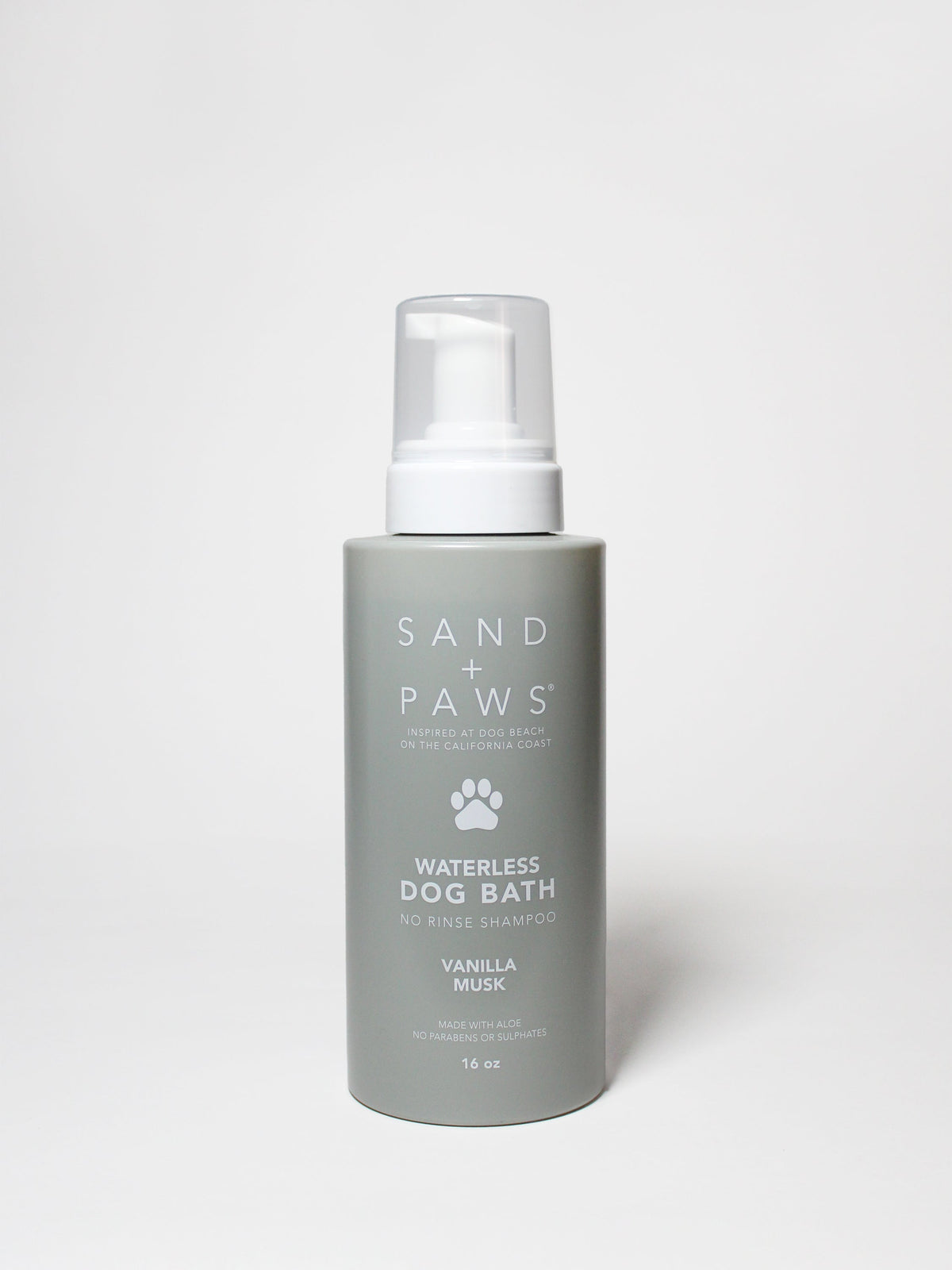 Convenient Sand + Paws Waterless Dog Bath - Vanilla Musk
